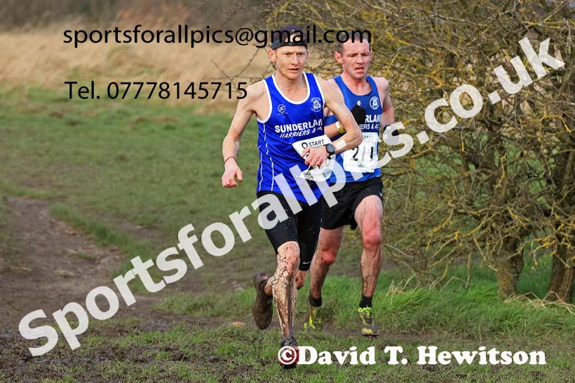 Mens 35 to 64, 2024 NEMAA Cross Country Champs., Wallsend. Photo: David T. Hewitson/Sports for All Pics
